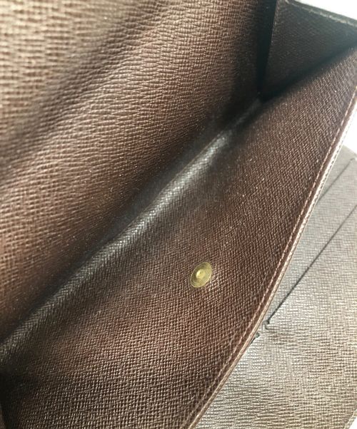 LOUIS VUITTON（ルイ ヴィトン）LOUIS VUITTON (ルイ ヴィトン) ダミエ ポルトフォイユ・インターナショナル　ロングウォレット ブラウンの古着・服飾アイテム