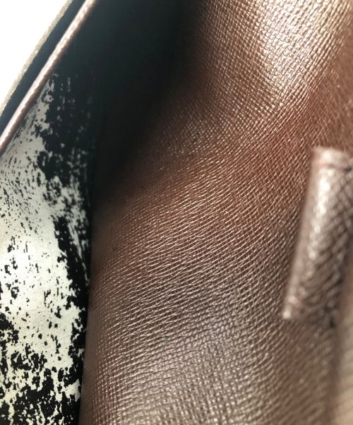 LOUIS VUITTON（ルイ ヴィトン）LOUIS VUITTON (ルイ ヴィトン) ダミエ ポルトフォイユ・インターナショナル　ロングウォレット ブラウンの古着・服飾アイテム
