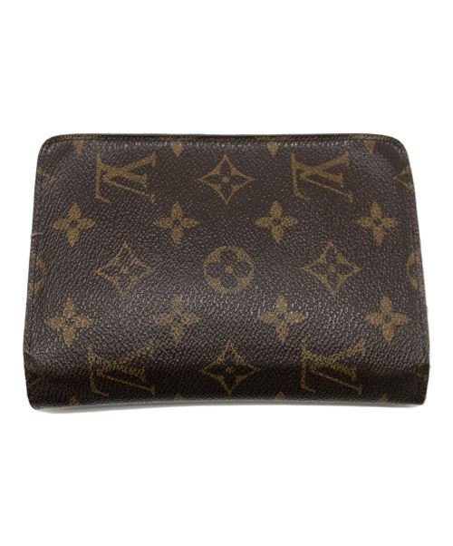 LOUIS VUITTON（ルイ ヴィトン）LOUIS VUITTON (ルイ ヴィトン) モノグラム ポルトパピエ・ジップ ウォレット／PORTE PAPIER ZIPPE WALLET ブラウンの古着・服飾アイテム
