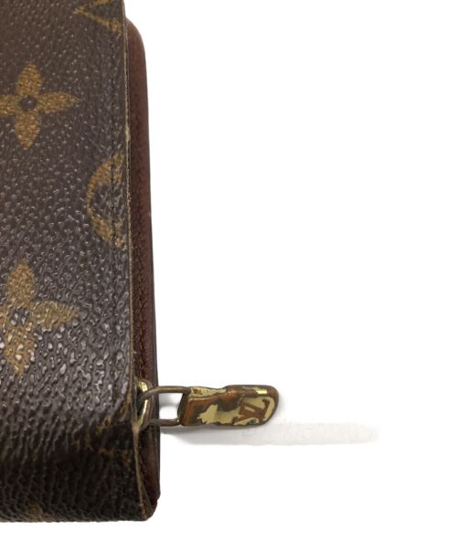 LOUIS VUITTON（ルイ ヴィトン）LOUIS VUITTON (ルイ ヴィトン) モノグラム ポルトパピエ・ジップ ウォレット／PORTE PAPIER ZIPPE WALLET ブラウンの古着・服飾アイテム
