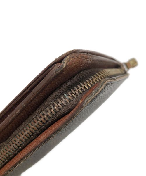 LOUIS VUITTON（ルイ ヴィトン）LOUIS VUITTON (ルイ ヴィトン) モノグラム ポルトパピエ・ジップ ウォレット／PORTE PAPIER ZIPPE WALLET ブラウンの古着・服飾アイテム