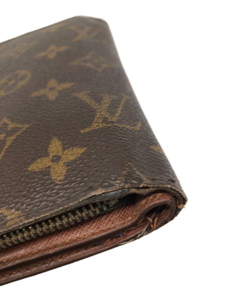 LOUIS VUITTON（ルイ ヴィトン）LOUIS VUITTON (ルイ ヴィトン) モノグラム ポルトパピエ・ジップ ウォレット／PORTE PAPIER ZIPPE WALLET ブラウンの古着・服飾アイテム