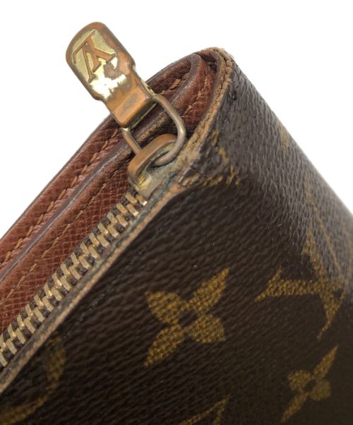 LOUIS VUITTON（ルイ ヴィトン）LOUIS VUITTON (ルイ ヴィトン) モノグラム ポルトパピエ・ジップ ウォレット／PORTE PAPIER ZIPPE WALLET ブラウンの古着・服飾アイテム