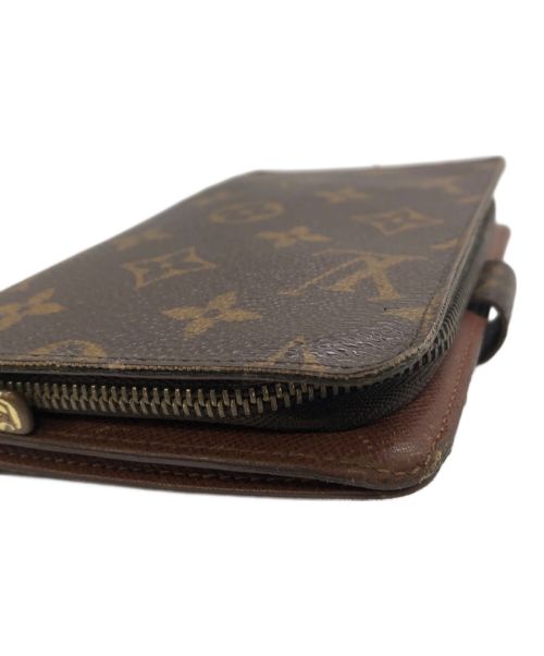 LOUIS VUITTON（ルイ ヴィトン）LOUIS VUITTON (ルイ ヴィトン) モノグラム ポルトパピエ・ジップ ウォレット／PORTE PAPIER ZIPPE WALLET ブラウンの古着・服飾アイテム