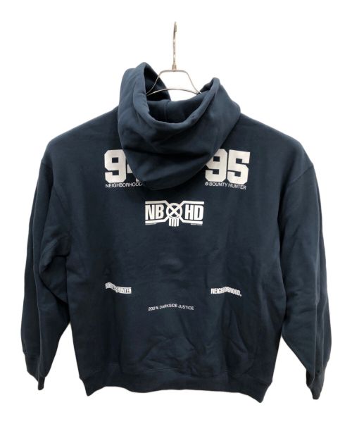 RUSSELL ATHLETIC（ラッセルアスレチック）RUSSELL ATHLETIC (ラッセルアスレチック) NEIGHBORHOOD (ネイバーフッド) NBHD プリント プルオーバーパーカー／NBHD PRINT PARKA ネイビー サイズ:XLの古着・服飾アイテム