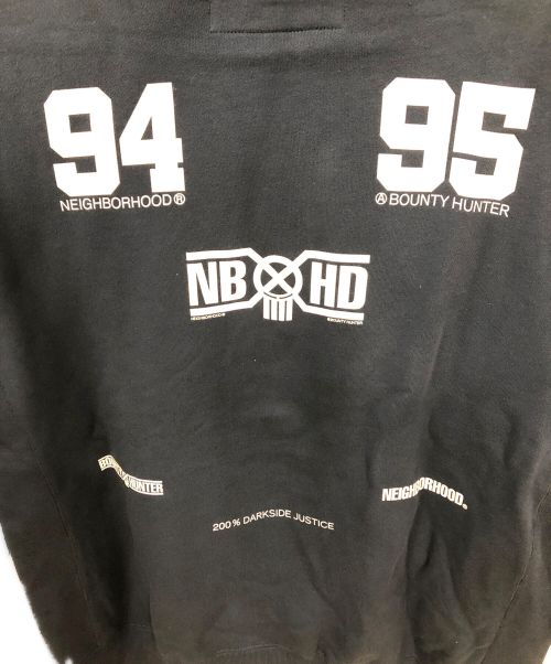 RUSSELL ATHLETIC（ラッセルアスレチック）RUSSELL ATHLETIC (ラッセルアスレチック) NEIGHBORHOOD (ネイバーフッド) NBHD プリント プルオーバーパーカー／NBHD PRINT PARKA ネイビー サイズ:XLの古着・服飾アイテム