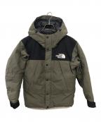 THE NORTH FACEザ ノース フェイス）の古着「マウンテン ダウンジャケット／MOUNTAIN DOWN JKT」｜オリーブ×ブラック
