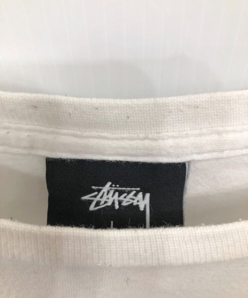 stussy（ステューシー）stussy (ステューシー) 00's オールド ステューシートライブ プリントTシャツ／00's OLD STUSSY TRIBE PRINT T ホワイト サイズ:Lの古着・服飾アイテム