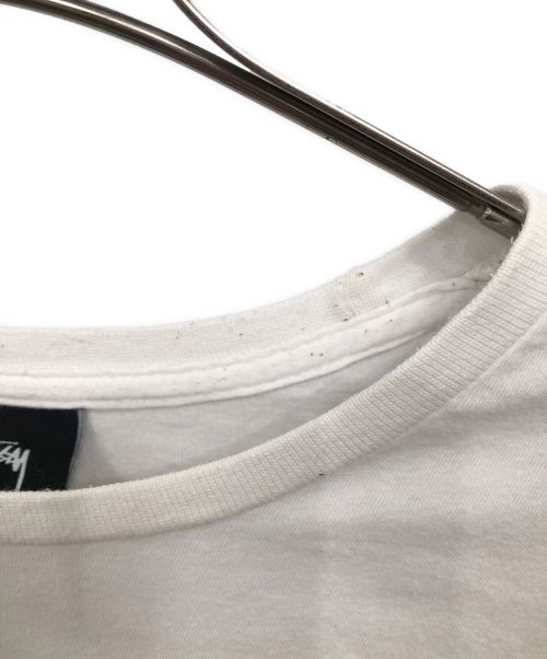 stussy（ステューシー）stussy (ステューシー) 00's オールド ステューシートライブ プリントTシャツ／00's OLD STUSSY TRIBE PRINT T ホワイト サイズ:Lの古着・服飾アイテム