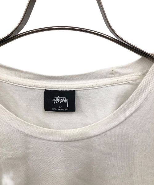 stussy（ステューシー）stussy (ステューシー) デビル プリントTシャツ／DEVIL PRINT T ホワイト サイズ:SIZE Lの古着・服飾アイテム