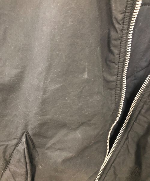 stussy（ステューシー）stussy (ステューシー) WAXED BUILT BOMBER JACKET／ワックスドビルトボンバージャケット ブラック サイズ:SIZE Lの古着・服飾アイテム
