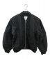 stussy（ステューシー）の古着「WAXED BUILT BOMBER JACKET／ワックスドビルトボンバージャケット」｜ブラック