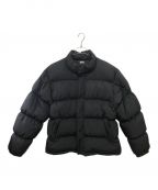 stussyステューシー）の古着「Ripstop Down Puffer Jacket／リップストップダウンパファージャケット」｜ブラック