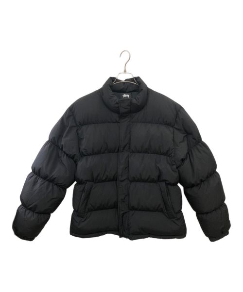 stussy（ステューシー）stussy (ステューシー) Ripstop Down Puffer Jacket／リップストップダウンパファージャケット ブラック サイズ:Lの古着・服飾アイテム