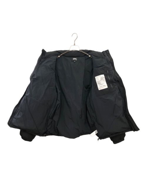 stussy（ステューシー）stussy (ステューシー) Ripstop Down Puffer Jacket／リップストップダウンパファージャケット ブラック サイズ:Lの古着・服飾アイテム