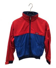 Patagonia（パタゴニア）の古着「フリースライナージャケット／FLEECE LINER JKT"MADE IN USA"」｜ネイビー×レッド