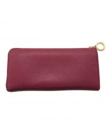 BVLGARI（ブルガリ）の古着「L字型長財布／ZIP WALLET」｜ピンク