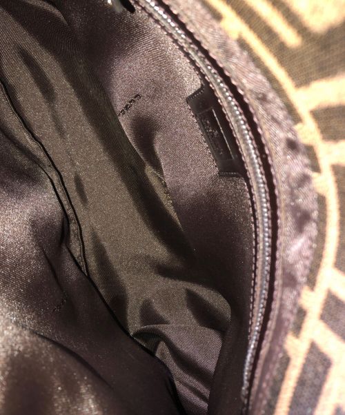 FENDI（フェンディ）FENDI (フェンディ) ズッカ マンマバケット ショルダーバッグ／ZUCCA MAMMA BUCKET SHOULDER BAG ブラウンの古着・服飾アイテム