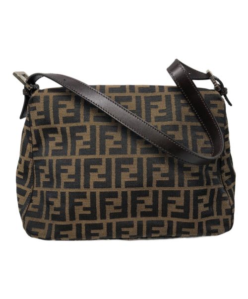 FENDI（フェンディ）FENDI (フェンディ) ズッカ マンマバケット ショルダーバッグ／ZUCCA MAMMA BUCKET SHOULDER BAG ブラウンの古着・服飾アイテム