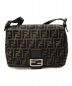 FENDI（フェンディ）の古着「ズッカ マンマバケット ショルダーバッグ／ZUCCA MAMMA BUCKET SHOULDER BAG」｜ブラウン