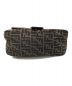 中古・古着 FENDI (フェンディ) ズッカ マンマバケット ショルダーバッグ／ZUCCA MAMMA BUCKET SHOULDER BAG ブラウン：80000円