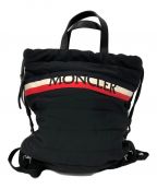 MONCLERモンクレール）の古着「ジム ロゴ バックパック／GYM LOGO BACK PACK」｜ネイビー