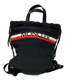 MONCLER（モンクレール）の古着「ジム ロゴ バックパック／GYM LOGO BACK PACK」｜ネイビー