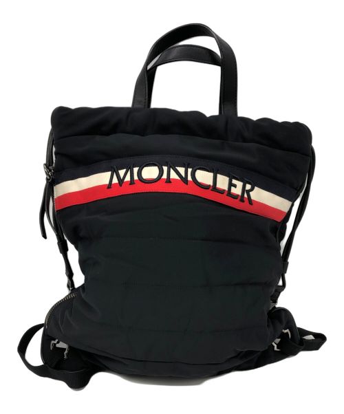 MONCLER（モンクレール）MONCLER (モンクレール) ジム ロゴ バックパック／GYM LOGO BACK PACK ネイビーの古着・服飾アイテム
