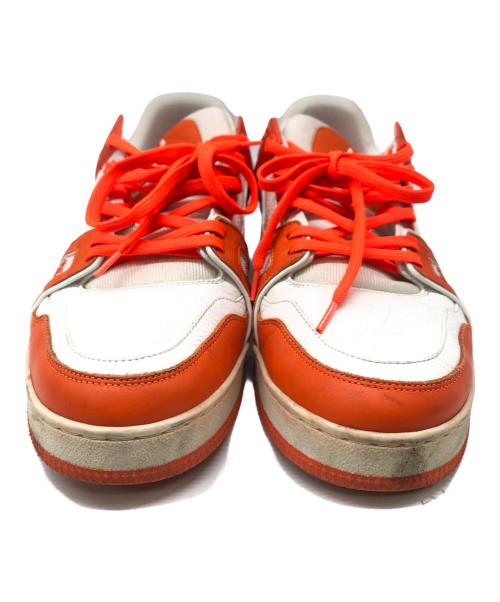 LOUIS VUITTON（ルイ ヴィトン）LOUIS VUITTON (ルイ ヴィトン) スニーカー LV トレイナー／SNEAKERS LV TRAINER オレンジ サイズ:27cmの古着・服飾アイテム