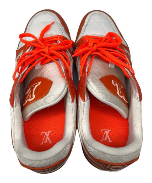 LOUIS VUITTON（ルイ ヴィトン）LOUIS VUITTON (ルイ ヴィトン) スニーカー LV トレイナー／SNEAKERS LV TRAINER オレンジ サイズ:27cmの古着・服飾アイテム