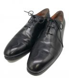 Santoniサントーニ）の古着「ホールカットシューズ カーター／WHOLE－CUT SHOES CARTER」｜ブラック