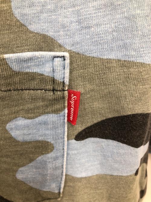 SUPREME（シュプリーム）SUPREME (シュプリーム) カモフラージュ ポケットTシャツ／CAMOUFLAGE POCKET T SHIRT マルチカラー サイズ:SIZE Sの古着・服飾アイテム