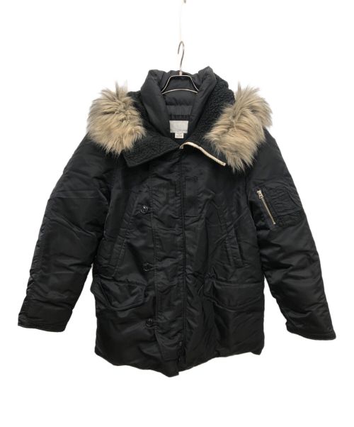 nanamica（ナナミカ）nanamica (ナナミカ) N-3Bタイプ ハーバー ダウンコート／N-3B TYPE HARBOR DOWN COAT ブラック サイズ:Mの古着・服飾アイテム