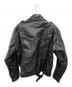 BROOKS (ブルックス) ヴィンテージ ダブルライダースジャケット／VINTAGE DOUBLE BREAST RIDERS JKT ブラック サイズ:42：18000円