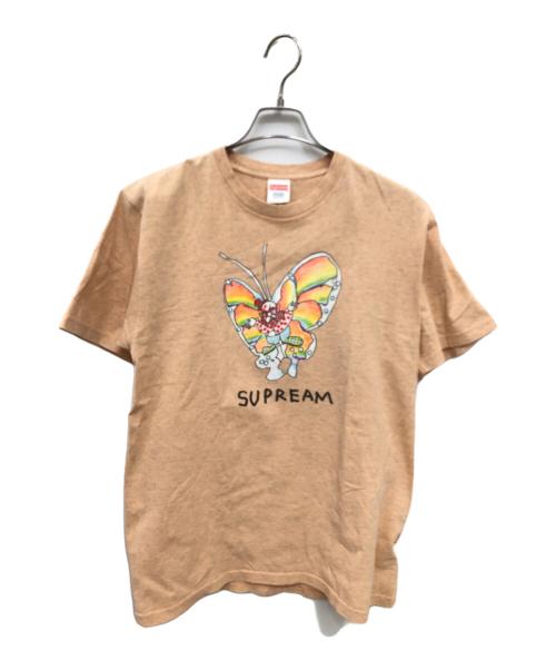 SUPREME（シュプリーム）SUPREME (シュプリーム) MARK GONZALES (マーク・ゴンザレス) ゴンズ バタフライ プリントTシャツ／GONZ BUTTER FLY TEE SHIRTS ベージュ サイズ:SIZE Lの古着・服飾アイテム