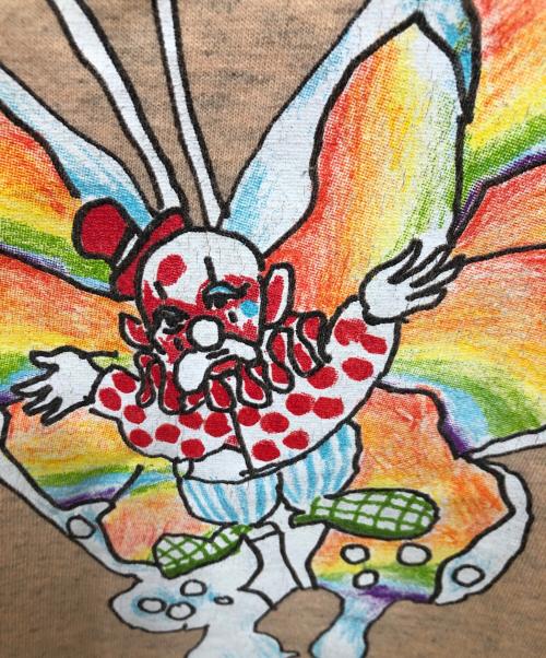 SUPREME（シュプリーム）SUPREME (シュプリーム) MARK GONZALES (マーク・ゴンザレス) ゴンズ バタフライ プリントTシャツ／GONZ BUTTER FLY TEE SHIRTS ベージュ サイズ:SIZE Lの古着・服飾アイテム