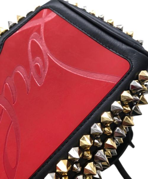 Christian Louboutin（クリスチャン・ルブタン）Christian Louboutin (クリスチャン・ルブタン) セカンドバッグ ブラスター／SECOND BAG BLASTER ブラック×ゴールドの古着・服飾アイテム