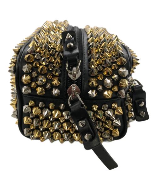 Christian Louboutin（クリスチャン・ルブタン）Christian Louboutin (クリスチャン・ルブタン) セカンドバッグ ブラスター／SECOND BAG BLASTER ブラック×ゴールドの古着・服飾アイテム