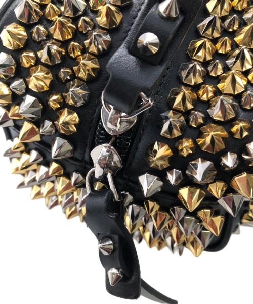 Christian Louboutin（クリスチャン・ルブタン）Christian Louboutin (クリスチャン・ルブタン) セカンドバッグ ブラスター／SECOND BAG BLASTER ブラック×ゴールドの古着・服飾アイテム