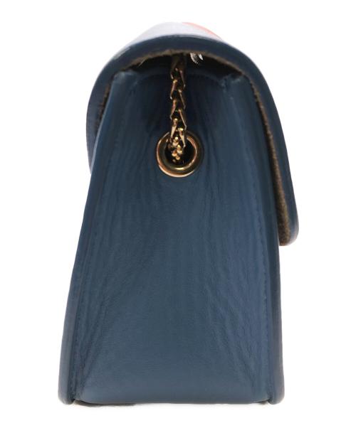 FURLA（フルラ）FURLA (フルラ) ジュリア ミニ クロスボディ チェーン ショルダー バッグ／JULIA MINI CROSSBODY CHAIN SHOULDER BAG ブルーの古着・服飾アイテム