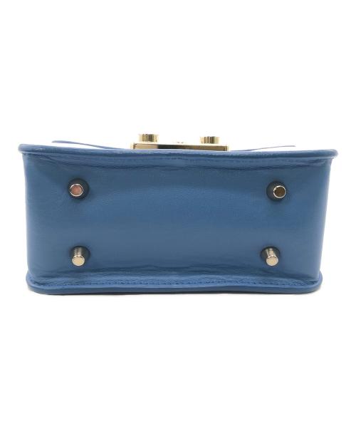 FURLA（フルラ）FURLA (フルラ) ジュリア ミニ クロスボディ チェーン ショルダー バッグ／JULIA MINI CROSSBODY CHAIN SHOULDER BAG ブルーの古着・服飾アイテム