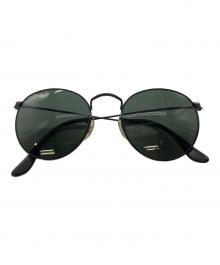 RAY-BAN（レイバン）の古着「ラウンドメタル サングラス ボシュロム社製／ROUND METAL SUNGLASSES "MADE BY BAUSCH&LOMB"」｜ブラック