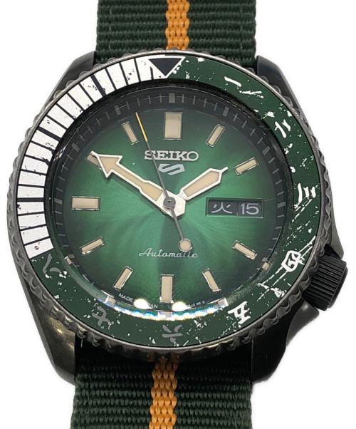 SEIKO（セイコー）SEIKO (セイコー) ファイブスポーツ NARUTO＆BORUTOコラボ ロック・リー 限定モデル／FIVE SPORTS NARUTO&BORUTO ROCK LEE LTD MODELの古着・服飾アイテム