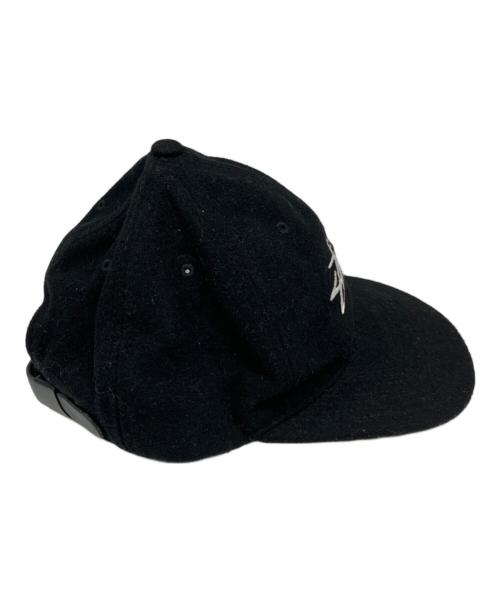 stussy（ステューシー）stussy (ステューシー) ウールキャップ ブラックの古着・服飾アイテム