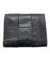 BOTTEGA VENETA (ボッテガベネタ) マキシ・イントレチャート ラウンドジップウォレット／MAXI INTRECCIATO ROUND ZIP WALLET ブラック：24000円