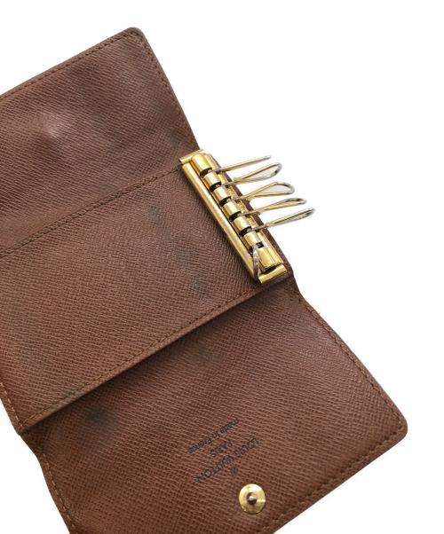 LOUIS VUITTON（ルイ ヴィトン）LOUIS VUITTON (ルイ ヴィトン) キーケース ミュルティクレ6／KEY CASE MULTICLES 6 ブラウンの古着・服飾アイテム