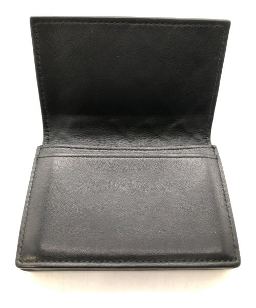 BOTTEGA VENETA（ボッテガベネタ）BOTTEGA VENETA (ボッテガベネタ) イントレチャート カードケース／INTRECCIATO CARD CASE ブラックの古着・服飾アイテム
