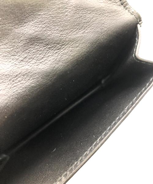 BOTTEGA VENETA（ボッテガベネタ）BOTTEGA VENETA (ボッテガベネタ) イントレチャート カードケース／INTRECCIATO CARD CASE ブラックの古着・服飾アイテム