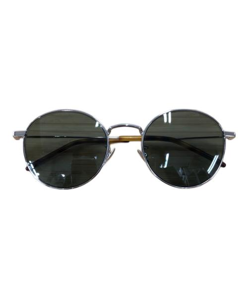 Saint Laurent Paris（サンローランパリ）Saint Laurent Paris (サンローランパリ) メタルフレーム ボストン サングラス／METAL FRAME BOSTON SUNGLASSES シルバー×ブラウンの古着・服飾アイテム