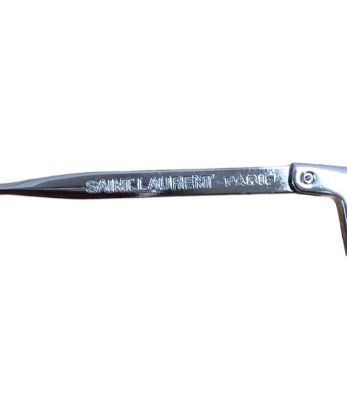 Saint Laurent Paris（サンローランパリ）Saint Laurent Paris (サンローランパリ) メタルフレーム ボストン サングラス／METAL FRAME BOSTON SUNGLASSES シルバー×ブラウンの古着・服飾アイテム